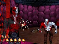 une photo d'Ã©cran de The House of the Dead sur Sega Saturn